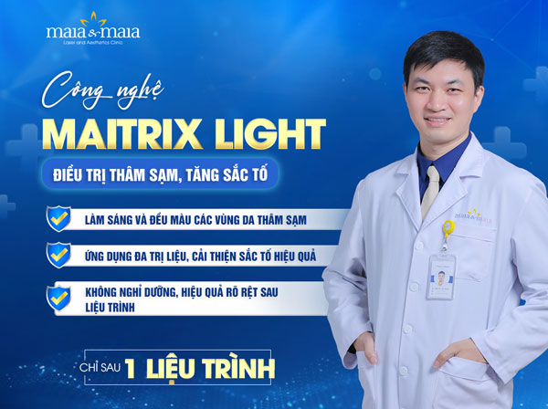 maitrix light điều trị vết thâm