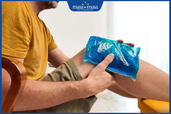 thực hiện chườm lạnh