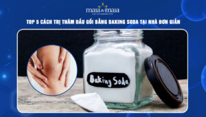 trị thâm đầu gối bằng baking soda