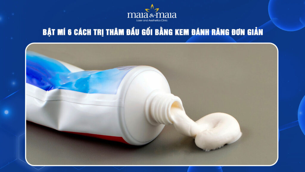 Bật mí 6 cách trị thâm đầu gối bằng kem đánh răng đơn giản 1 Trị thâm đầu gối bằng kem đánh răng