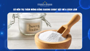 Trị thâm mông bằng baking soda
