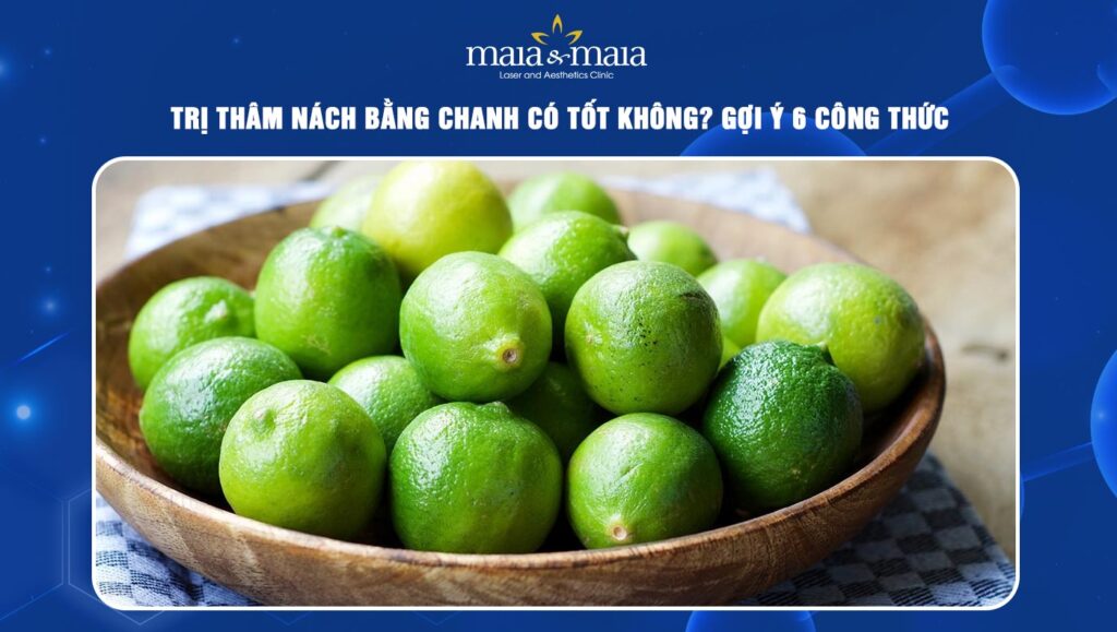 trị thâm nách bằng chanh