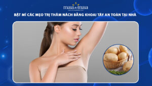 trị thâm nách bằng khoai tây