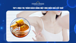 trị thâm nách bằng mật ong