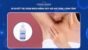 trị thâm nách bằng oxy già
