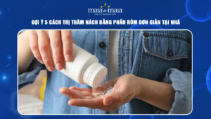 Trị thâm nách bằng phấn rôm