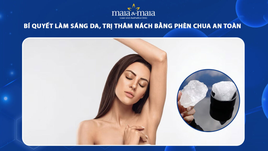 trị thâm nách bằng phèn chua