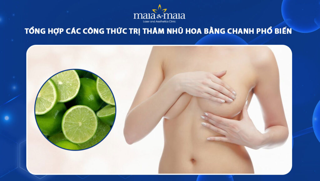 trị thâm nhũ hoa bằng chanh