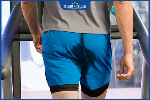 chảy mồ hôi mông