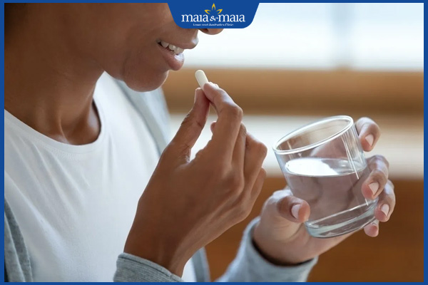 uống thuốc kháng nấm