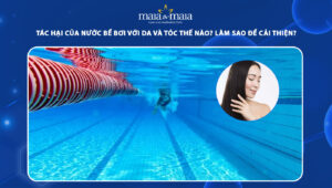 tác hại của nước bể bơi với da và tóc