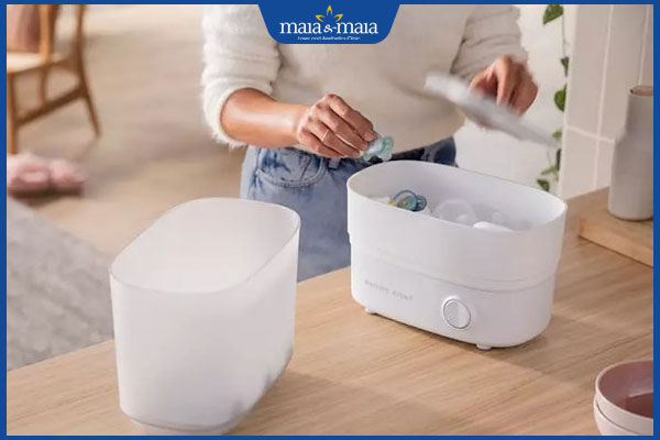 tiệt trùng núm ti giả