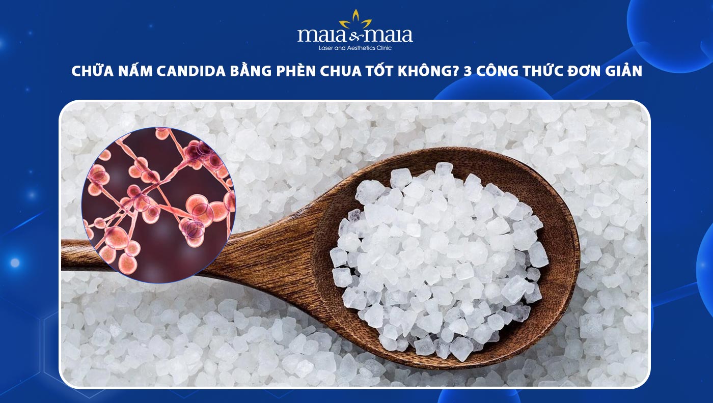 chữa nấm candida bằng phèn chua