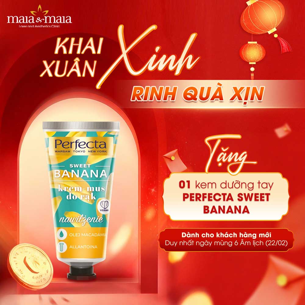 Chương trình khai xuân đặc biệt tại Phòng khám chuyên khoa Da liễu Maia&Maia 1 quà tặng khai xuân