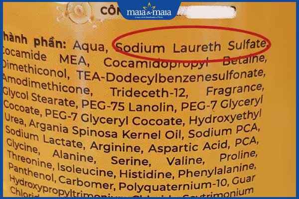chất sulfate trong dầu gội