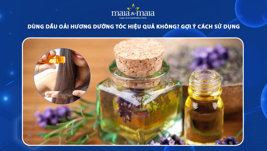 dầu oải hương dưỡng tóc