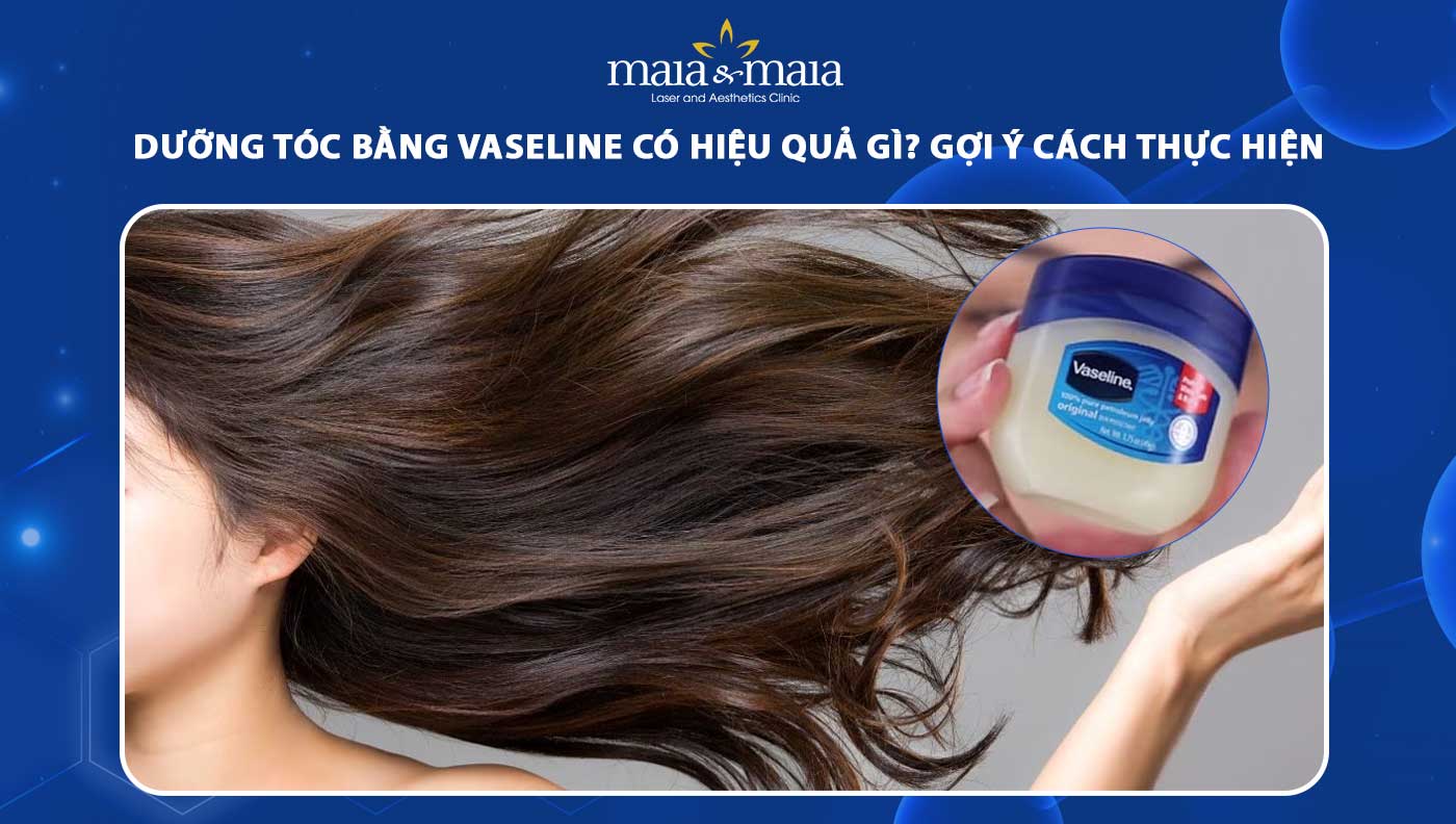 dưỡng tóc bằng vaseline