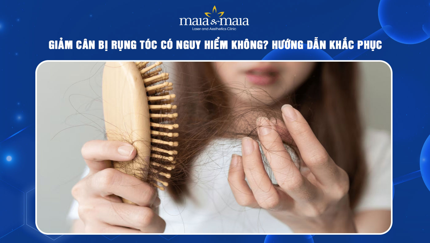 giảm cân bị rụng tóc