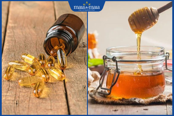mật ong và vitamin e