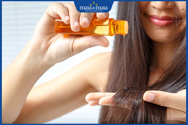 quy trình dùng serum dưỡng tóc