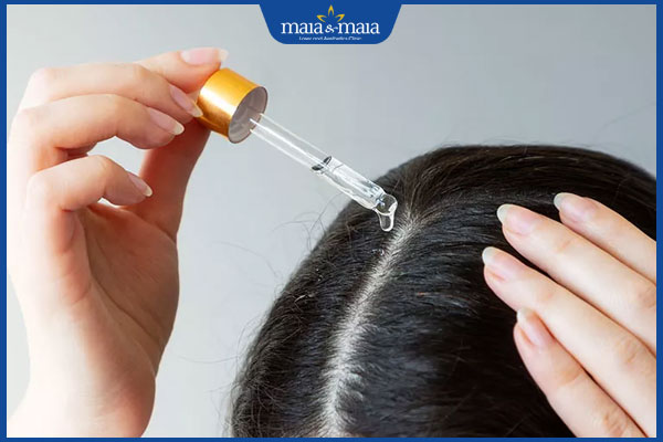 thoa dầu dưỡng tóc