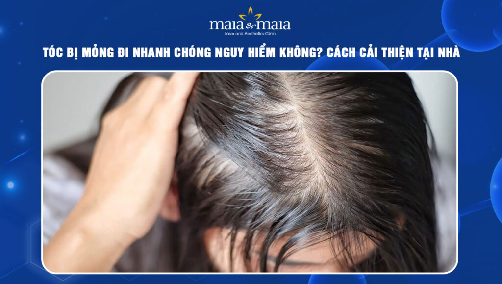 tóc bị mỏng đi