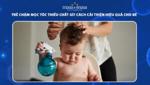 trẻ chậm mọc tóc thiếu chất gì