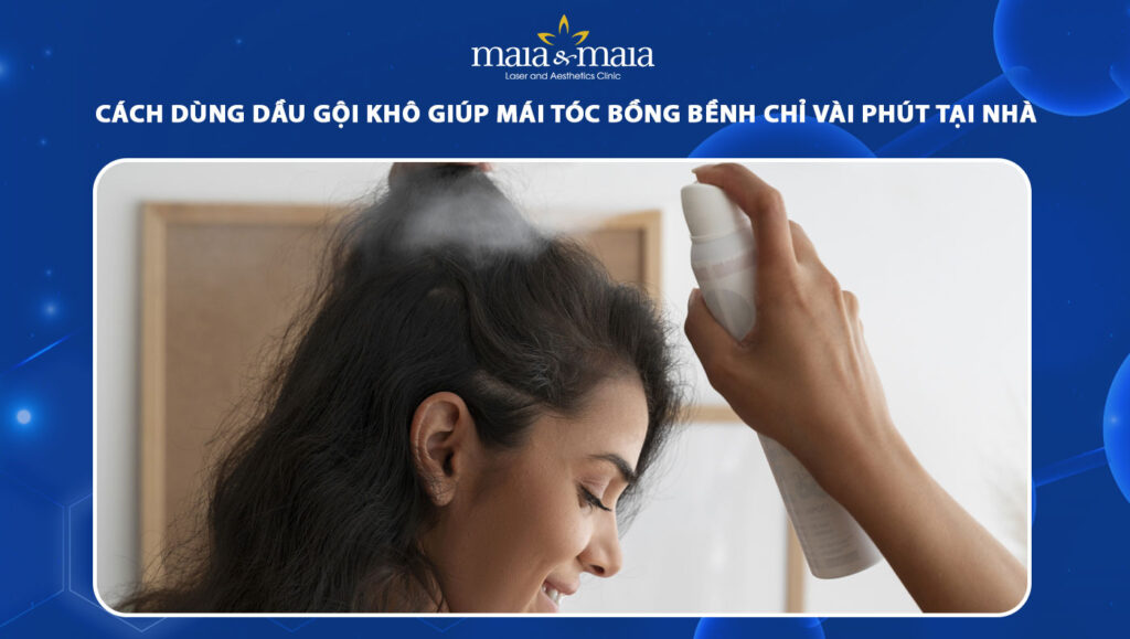 cách dùng dầu gội khô