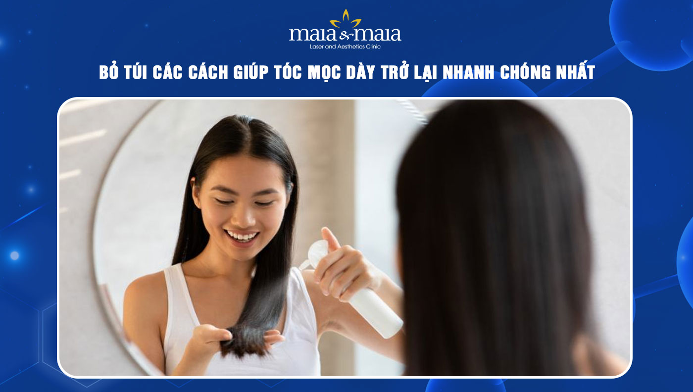 cách giúp tóc mọc dày trở lại