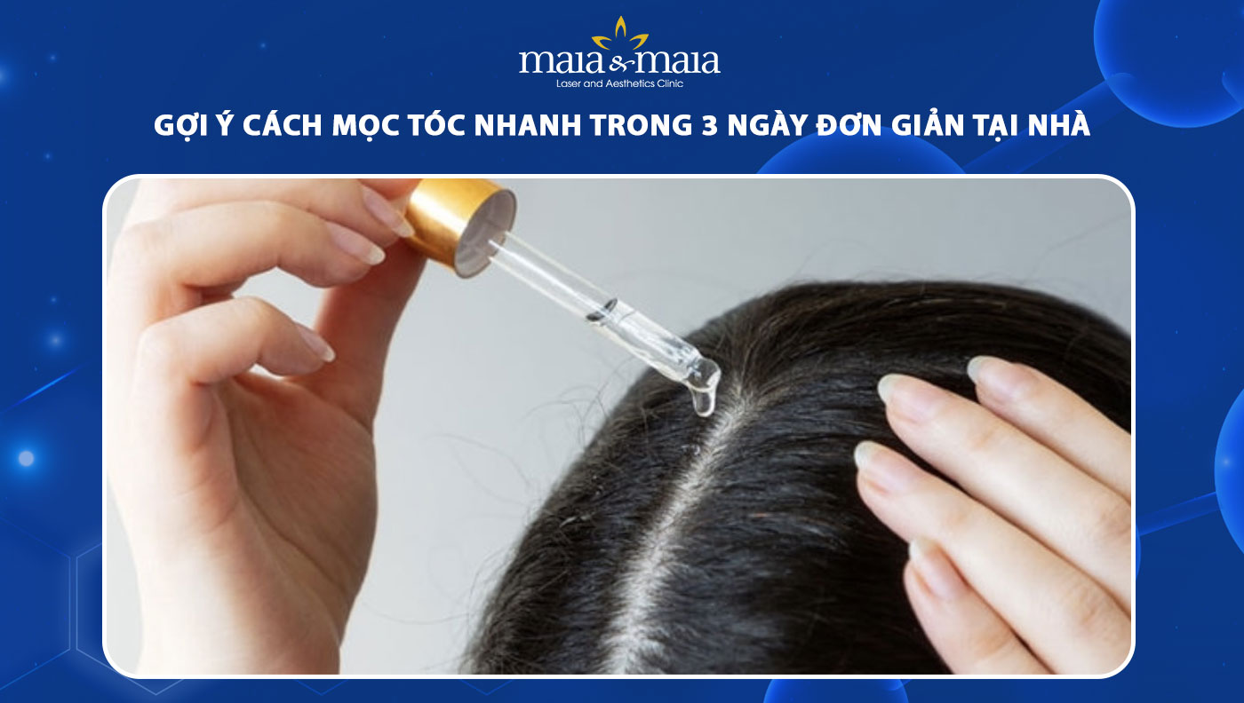 cách mọc tóc nhanh trong 3 ngày
