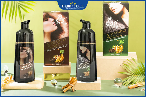 dầu gội đen tóc Sin Hair