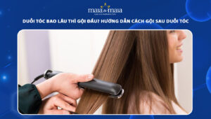 duỗi tóc bao lâu thì gội đầu