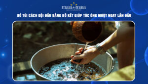 gội đầu bằng bồ kết