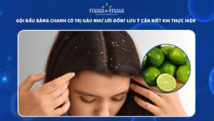 gội đầu bằng chanh