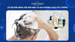 gội đầu bằng sữa rửa mặt