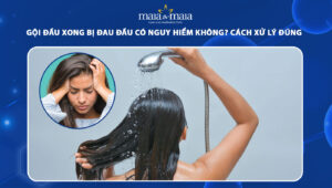 gội đầu xong bị đau đầu