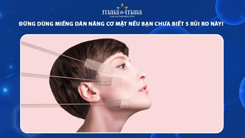 Đừng dùng miếng dán nâng cơ mặt nếu chưa biết 5 rủi ro này 1 miếng dán nâng cơ mặt