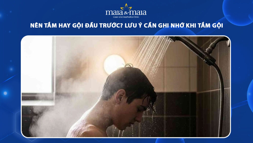 nên tắm hay gội đầu trước