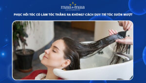 phục hồi tóc có làm tóc thẳng ra không