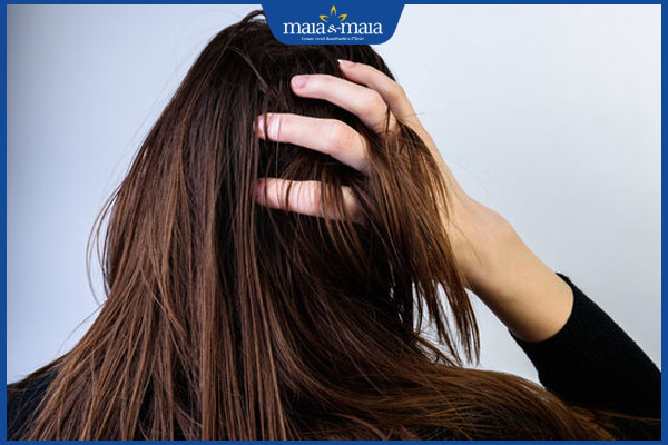 tóc bị bết