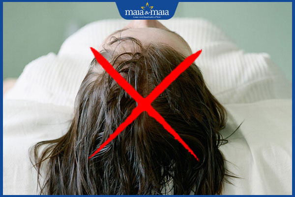 Mới sảy thai có được gội đầu không? Cách chăm sóc khoa học 2 tóc ướt đi ngủ