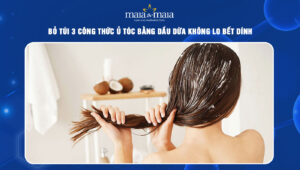 ủ tóc bằng dầu dừa