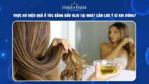 ủ tóc bằng dầu oliu