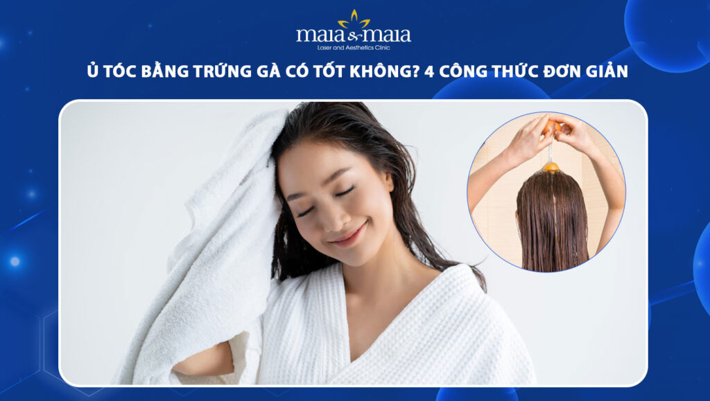 ủ tóc bằng trứng gà