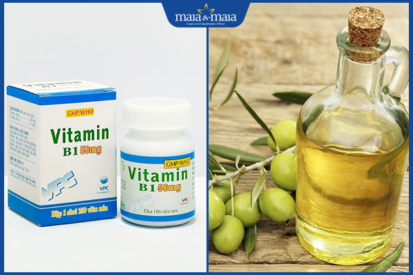 vitamin b1 và dầu oliu