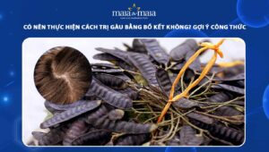 cách trị gàu bằng bồ kết