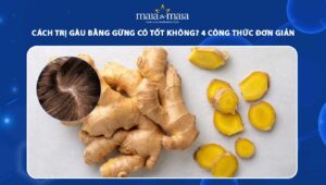 cách trị gàu bằng gừng