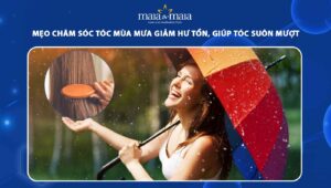chăm sóc tóc mùa mưa