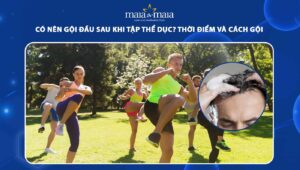 có nên gội đầu sau khi tập thể dục