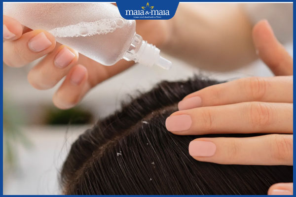 dùng nước súc miệng trị gàu